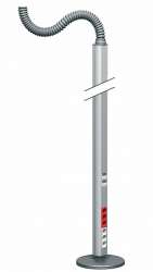 SE OptiLine 45 Стойка 1-сторонняя свобод.2,45м без основания анодированное покрытие арт. ISM20112