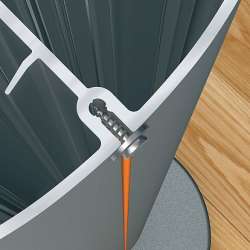 SE OptiLine 45 Вставка декоративная 5м серая арт. ISM20822