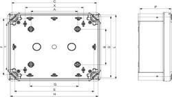 SE Пластиковая коробка PK-UL IP66 192x164x105 (NSYTBP241910) арт. NSYTBP241910