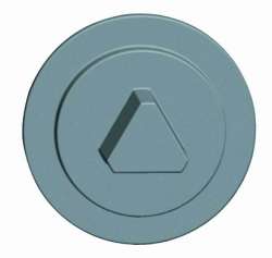 SE Плоская накл.+ треугольный профиль 7 мм арт. NSYSFLOCKT7