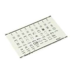 SE Pragma 10 листов обычных самоклеющихся символов арт. 13735