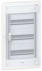 SE Pragma Бокс встраиваемый 39мод (3р) 396x660x127 прозрачная пластиковая дверь арт. PRA24313