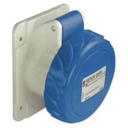 SE PratiKa Розетка скрытой установки, прямолинейная, винтовой зажим, 16А 2P+E IP67 220В арт. PKF16G723