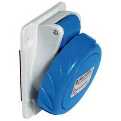 SE PratiKa Розетка скрытой установки, угловая, винтовой зажим, 63А 2P+E IP67 220В арт. 81278