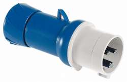 SE PratiKa Вилка кабельная, винтовой зажим, 32А 2P+E IP44 220В арт. PKE32M423