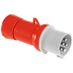 SE PratiKa Вилка кабельная, винтовой зажим, 32А 3P+N+E 380V IP44 арт. PKE32M435