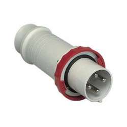 SE PratiKa Вилка кабельная, винтовой зажим, 63А 3P+E IP67 380В арт. 81382