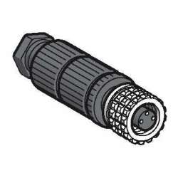 SE Прямой разъем М8 3 пина (XZCC8FDM30V) арт. XZCC8FDM30V