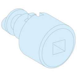 SE Prisma G Втулка с квадратным гнездом для ручки, 6 мм, IP55 арт. 09946