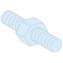 SE Prisma Plus G 4 Стойки для реек М5, В = 9 мм арт. 03185