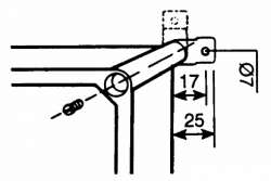 SE Проушины монтажные из стали (4шт) (NSYPF27N) арт. NSYPF27N