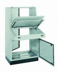 SE Пульт с консолью 1400X1200X1045 RAL7035 арт. NSYSDF1210