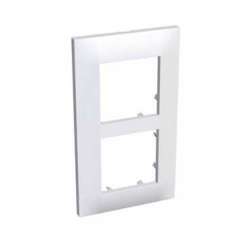 SE Рамка белая Х2 верт. (57мм) арт. ALB45653