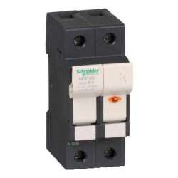 SE Разделитель-предохранитель 25A с указателем срабатывания 1Р+N 8,5х31,5 арт. DF81NV