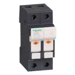 SE Разделитель-предохранитель 25A с указателем срабатывания 2Р 8,5х31,5 арт. DF82V