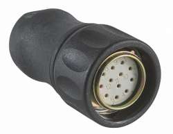 SE Разъем M23 F прямой 12 пин арт. XZCC23FDP120S