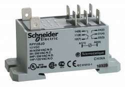 SE Реле 2 перекидных контакта 12В DC арт. RPF2BJD