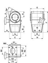 SE S3D Устройство для наклона Шкафа 30° 80мм арт. NSYCMUCP50