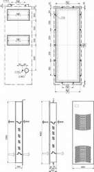 SE Sarel Охлажд. устройство SLIM. 1100ВТ 230В арт. NSYCUB1100W230S