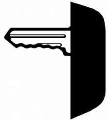 SE Sarel Замок с ключом 405 арт. NSYCL405CRN