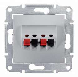 SE Sedna Алюминий Аудиорозетка 2-я арт. SDN5400160