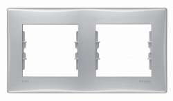 SE Sedna Алюминий Рамка 2-ая горизонтальная IP44 арт. SDN5810360