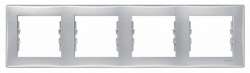 SE Sedna Алюминий Рамка 4-ая горизонтальная арт. SDN5800760
