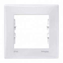 SE Sedna Бел Рамка 1-ая IP44 арт. SDN5810121