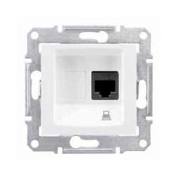SE Sedna Бел Розетка компьютерная 1-ая RJ45 кат. 5e UTP арт. SDN4300121