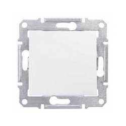 SE Sedna Бел Выключатель 1-клавишный 10А (сх.1) арт. SDN0100121