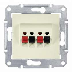 SE Sedna Беж Аудиорозетка 2-я арт. SDN5400147