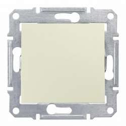 SE Sedna Беж Переключатель 1-клавишный 16А (сх.6) арт. SDN0400447