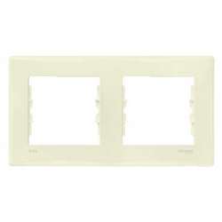 SE Sedna Беж Рамка 2-ая горизонтальная IP44 арт. SDN5810347