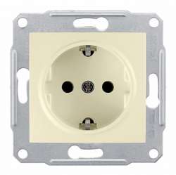 SE Sedna Беж Розетка 1-я с/з арт. SDN3000547