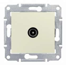 SE Sedna Беж Розетка TV оконечная 1dB арт. SDN3201647