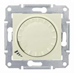 SE Sedna Беж Светорегулятор поворотно-нажимной 40-600Вт универсальный арт. SDN2200847