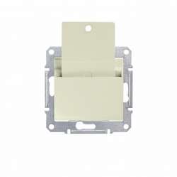 SE Sedna Беж Выключатель карточный 10А арт. SDN1900147