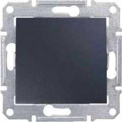 SE Sedna Графит Переключатель 1-клавишный 10A, 250В (сх.6) арт. SDN0400170