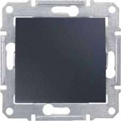 SE Sedna Графит Выключатель 1-клавишный 10A, 250В (сх.1) арт. SDN0100170