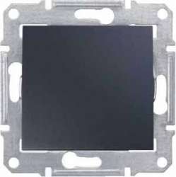 SE Sedna Графит Выключатель кнопочный 10A, 250В (сх.1) арт. SDN0700170