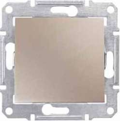 SE Sedna Титан Переключатель перекрестный 1-клавишный 10А, IP44 (сх.7) арт. SDN0500368