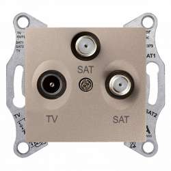 SE Sedna Титан Розетка RTV/SAT/SAT оконечная арт. SDN3502168