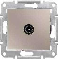 SE Sedna Титан Розетка TV проходная 8dB арт. SDN3201268