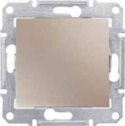 SE Sedna Титан Выключатель 1-клавишный 2-полюсный 10A (сх.2) арт. SDN0200168