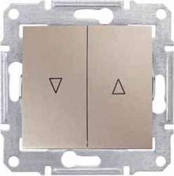 SE Sedna Титан Выключатель жалюзийный с механической блокировкой 10А (сх.4) арт. SDN1300368