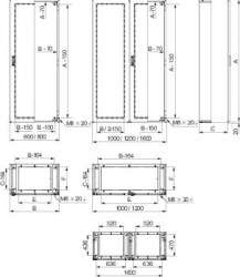 SE Шкаф SMX 304L нерж.сталь 2000х1200х500 арт. NSYSMX201250