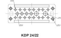 SE Система ввода кабелей 24/22e арт. NSYTSA2422SE