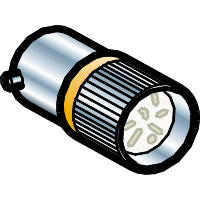 SE Светодиодный элемент 48В желтая арт. DL1CJ0485