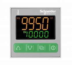 SE Температурный контроллер, 48х48, универсальный вх., 1 авар.вых., 1 рел.вых., 110/240В AC, Modbus арт. RTC48PUNCRNHU