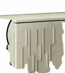 SE Thalassa Шкаф напольный 2 двери пластик серый 1250х1250х420, IP44 (NSYPLAT12124) арт. NSYPLAT12124